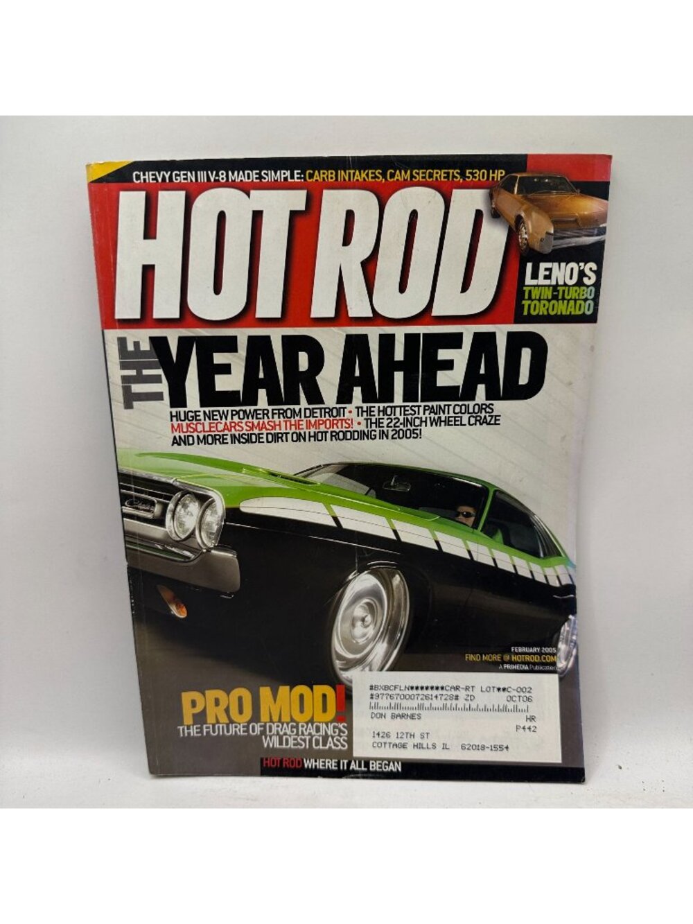 Hot Rod Magazine February 2005 The Year Ahead Cars Detroit Pro Mod Drag Racing